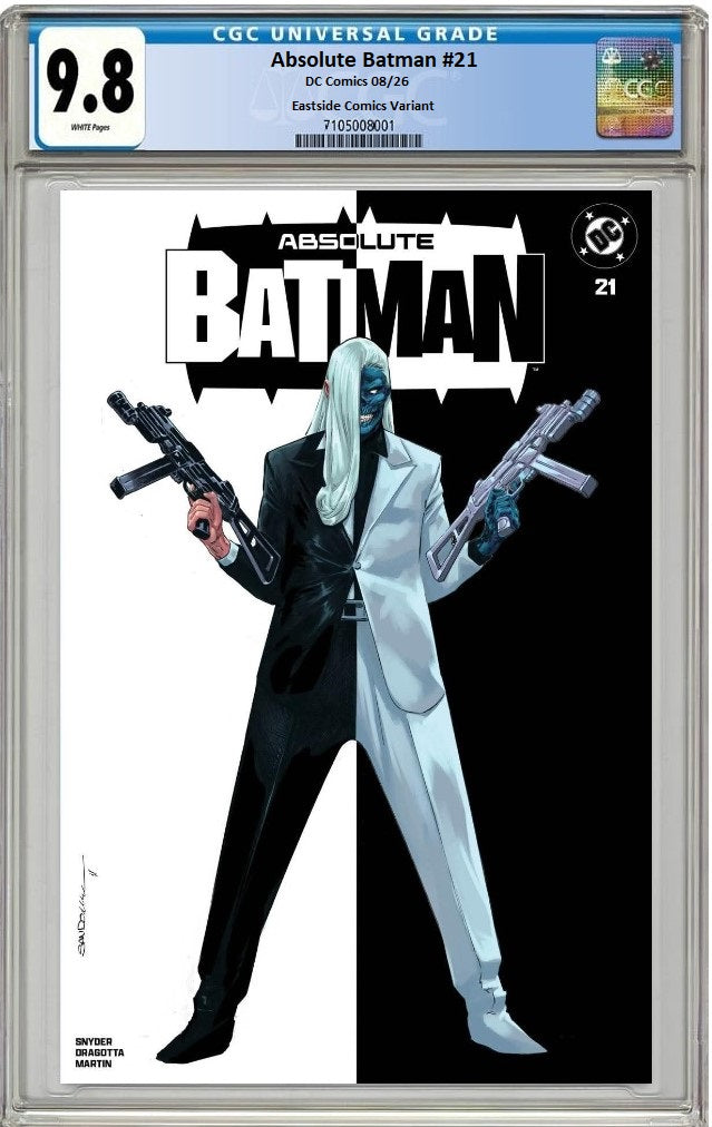 ABSOLUTE BATMAN #21 RAFA SANDOVAL TRADE DRESS VARIANT LIMITED TO 2000 COPIES CGC 9.8 PREORDER