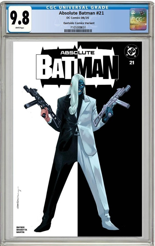 ABSOLUTE BATMAN #21 RAFA SANDOVAL TRADE DRESS VARIANT LIMITED TO 2000 COPIES CGC 9.8 PREORDER