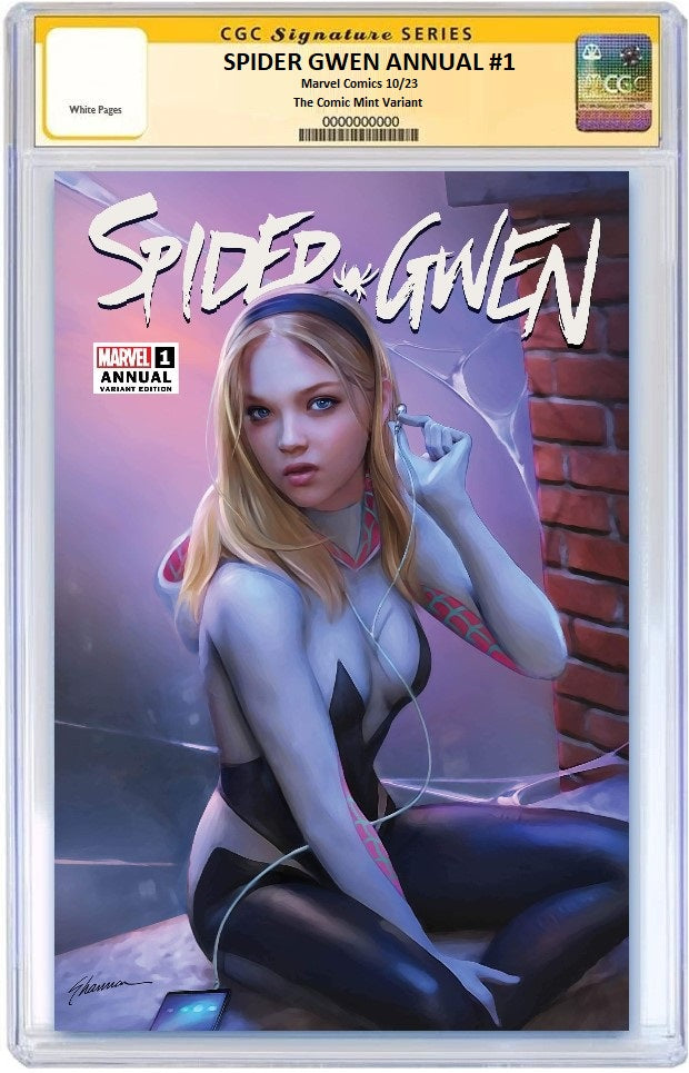 SPIDER-GWEN ANNUAL #1 SHANNON MAER TRADE DRESS VARIANT LIMITED TO 3000 COPIES CGC SS PREORDER