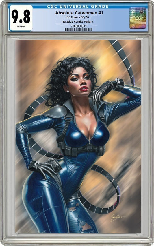 ABSOLUTE CATWOMAN #1 NATALI SANDERS VIRGIN VARIANT LIMITED TO 800 COPIES CGC 9.8 PREORDER