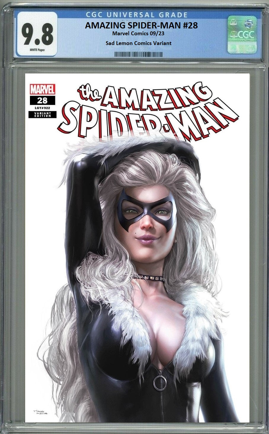 AMAZING SPIDER-MAN #28 TIAGO DA SILVA TRADE DRESS VARIANT LIMITED TO 800 COPIES WITH NUMBERED COA CGC 9.8 PREORDER