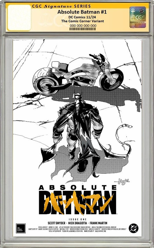 ABSOLUTE BATMAN #1 JAVI FERNANDEZ AKIRA HOMAGE GOLD FOIL SKETCH VARIANT LIMITED TO 2500 COPIES CGC SS PREORDER