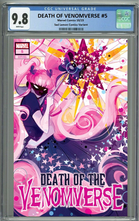 DEATH OF VENOMVERSE #5 NICOLETTA BALDARI VARIANT LIMITED TO 600 COPIES WITH NUMBERED COA CGC 9.8 PREORDER