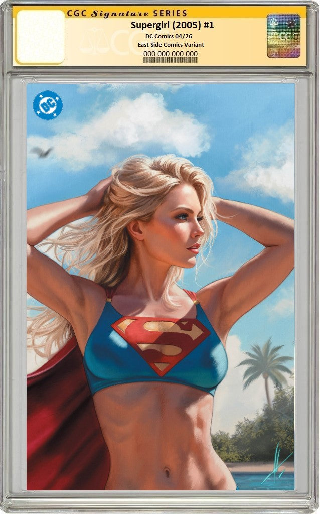 SUPERGIRL (2005) #1 CARLA COHEN ZOOMED IN VIRGIN VARIANT LIMITED TO 1000 COPIES CGC SS PREORDER