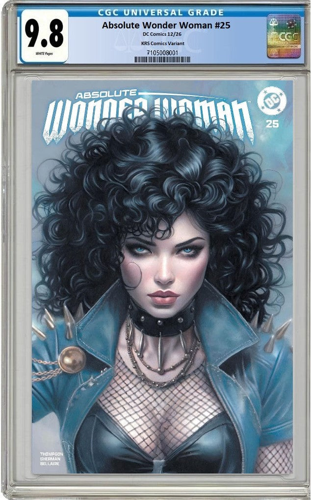 ABSOLUTE WONDER WOMAN #25 NATALI SANDERS TRADE DRESS VARIANT LIMITED TO 1000 COPIES CGC 9.8 PREORDER
