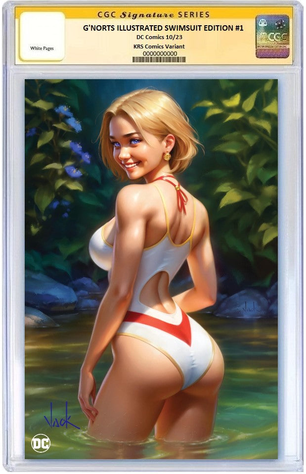 GNORTS ILLUSTRATED SWIMSUIT EDITION #1 WILL JACK VIRGIN VARIANT LIMITED TO 1500 COPIES CGC SS PREORDER