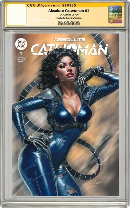 ABSOLUTE CATWOMAN #1 NATALI SANDERS TRADE DRESS VARIANT LIMITED TO 1000 COPIES CGC SS PREORDER
