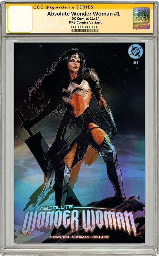 ABSOLUTE WONDER WOMAN #1 SOZOMAIKA FOIL VARIANT LIMITED TO 800 COPIES CGC SS PREORDER