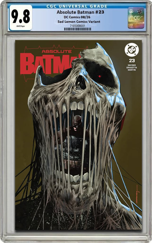 ABSOLUTE BATMAN #23 RAFA SANDOVAL HOMAGE TRADE DRESS VARIANT LIMITED TO 800 COPIES CGC 9.8 PREORDER