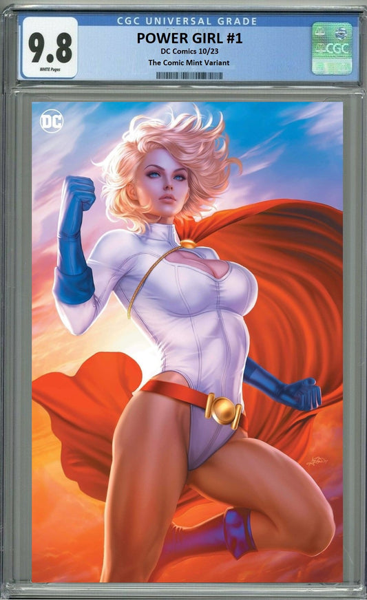 POWER GIRL #1 ARIEL DIAZ VIRGIN VARIANT LIMITED TO 1000 COPIES CGC 9.8 PREORDER