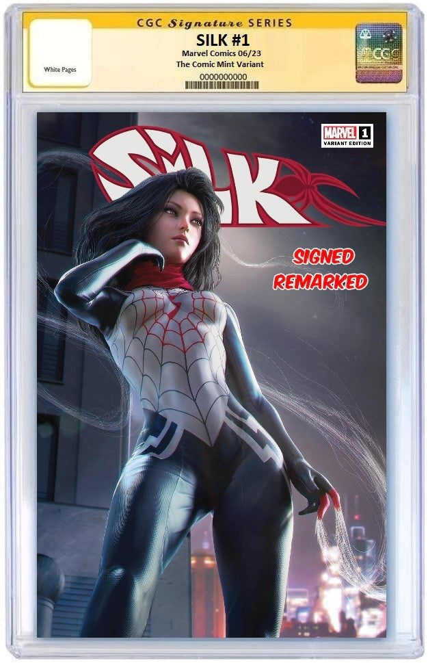 SILK #1 TIAGO DA SILVA VARIANT LIMITED TO 500 COPIES WITH NUMBERED COA CGC REMARK PREORDER