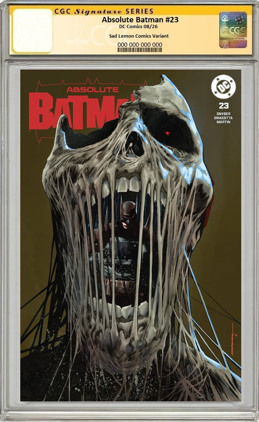 ABSOLUTE BATMAN #23 RAFA SANDOVAL HOMAGE TRADE DRESS VARIANT LIMITED TO 800 COPIES CGC SS PREORDER