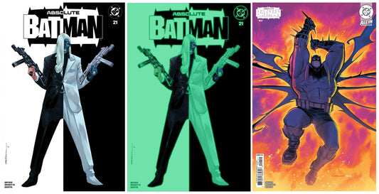 ABSOLUTE BATMAN #21 RAFA SANDOVAL TRADE DRESS/GITD VARIANT SET LIMITED TO 1500 SETS + 1:25 VARIANT