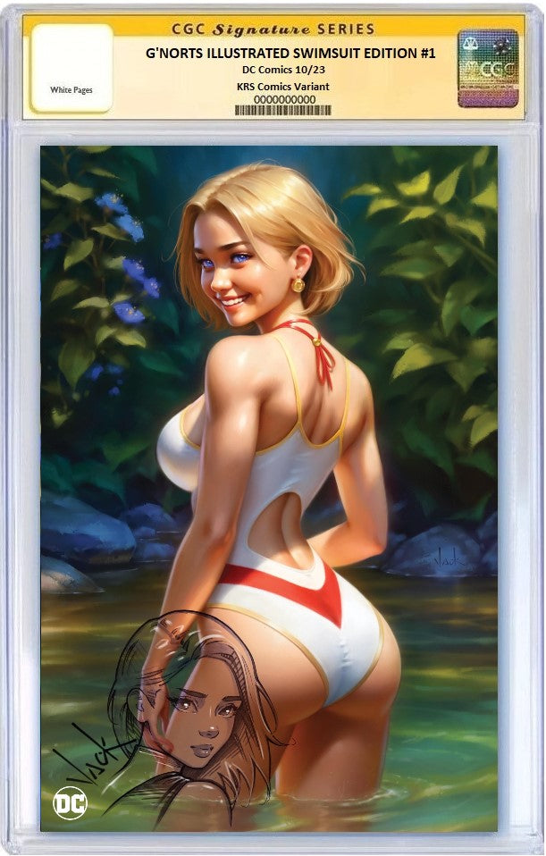 GNORTS ILLUSTRATED SWIMSUIT EDITION #1 WILL JACK VIRGIN VARIANT LIMITED TO 1500 COPIES CGC REMARK PREORDER