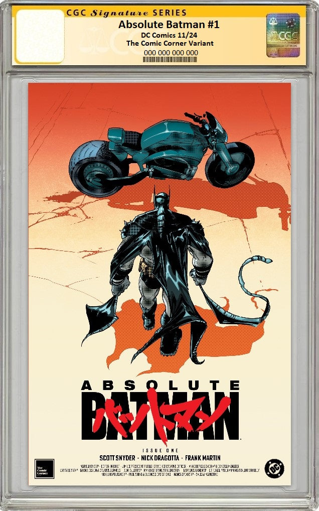 ABSOLUTE BATMAN #1 NYCC 2024 JAVI FERNANDEZ AKIRA HOMAGE VARIANT LIMITED TO 1000 COPIES – RAW & CGC OPTIONS