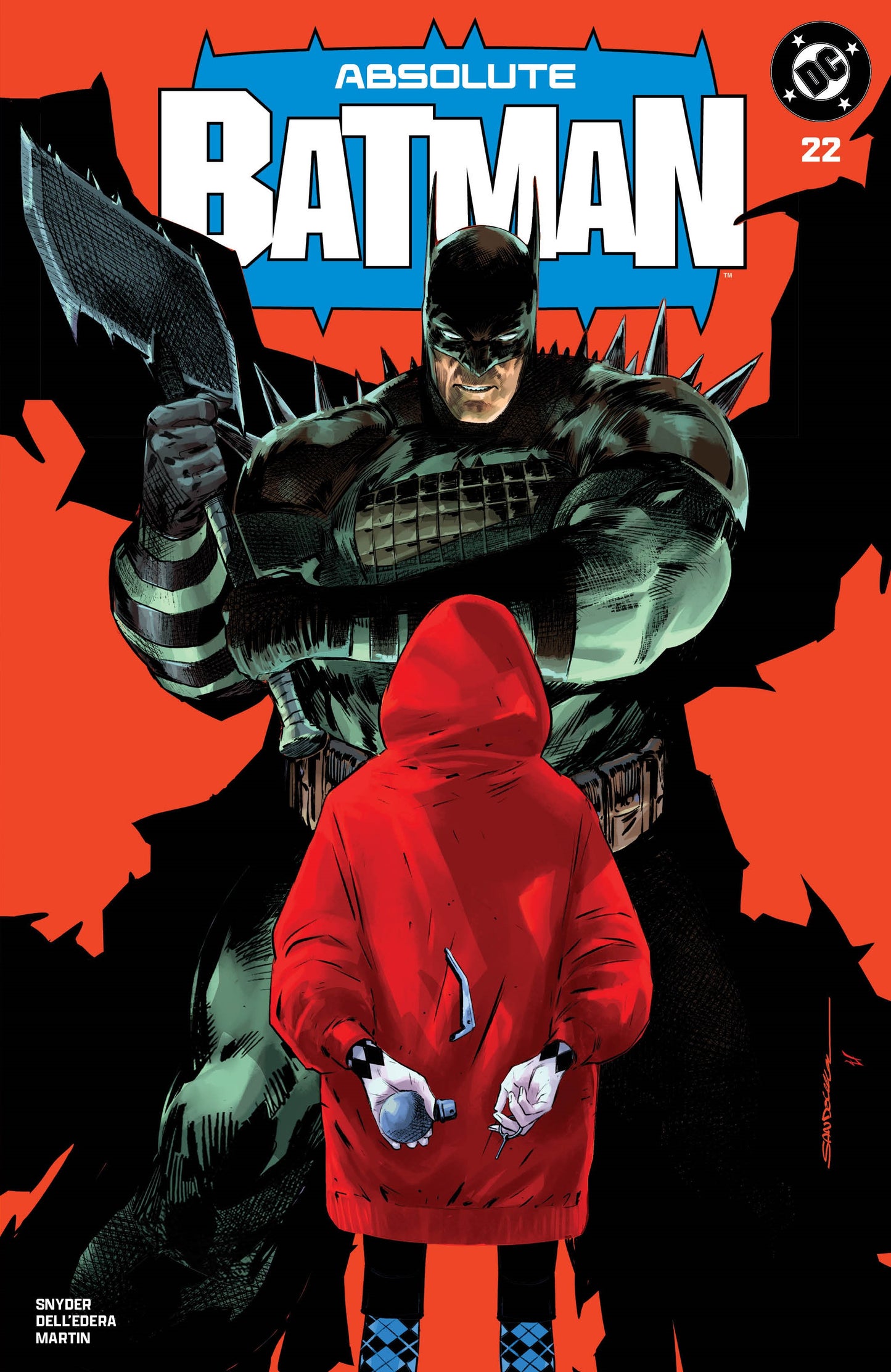 ABSOLUTE BATMAN #22 RAFA SANDOVAL TRADE DRESS VARIANT LIMITED TO 750 COPIES
