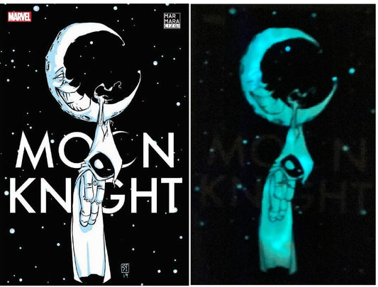 MOON KNIGHT #1 (2014) SKOTTIE YOUNG TRADE/GLOW IN THE DARK TURKISH VARIANT SET LIMITED TO 300 SETS