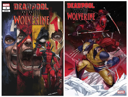 DEADPOOL WOLVERINE WWIII #1 SKAN SRISUWAN HOMAGE VARIANT LIMITED TO 600 COPIES WITH NUMBERED COA + 1:25 VARIANT