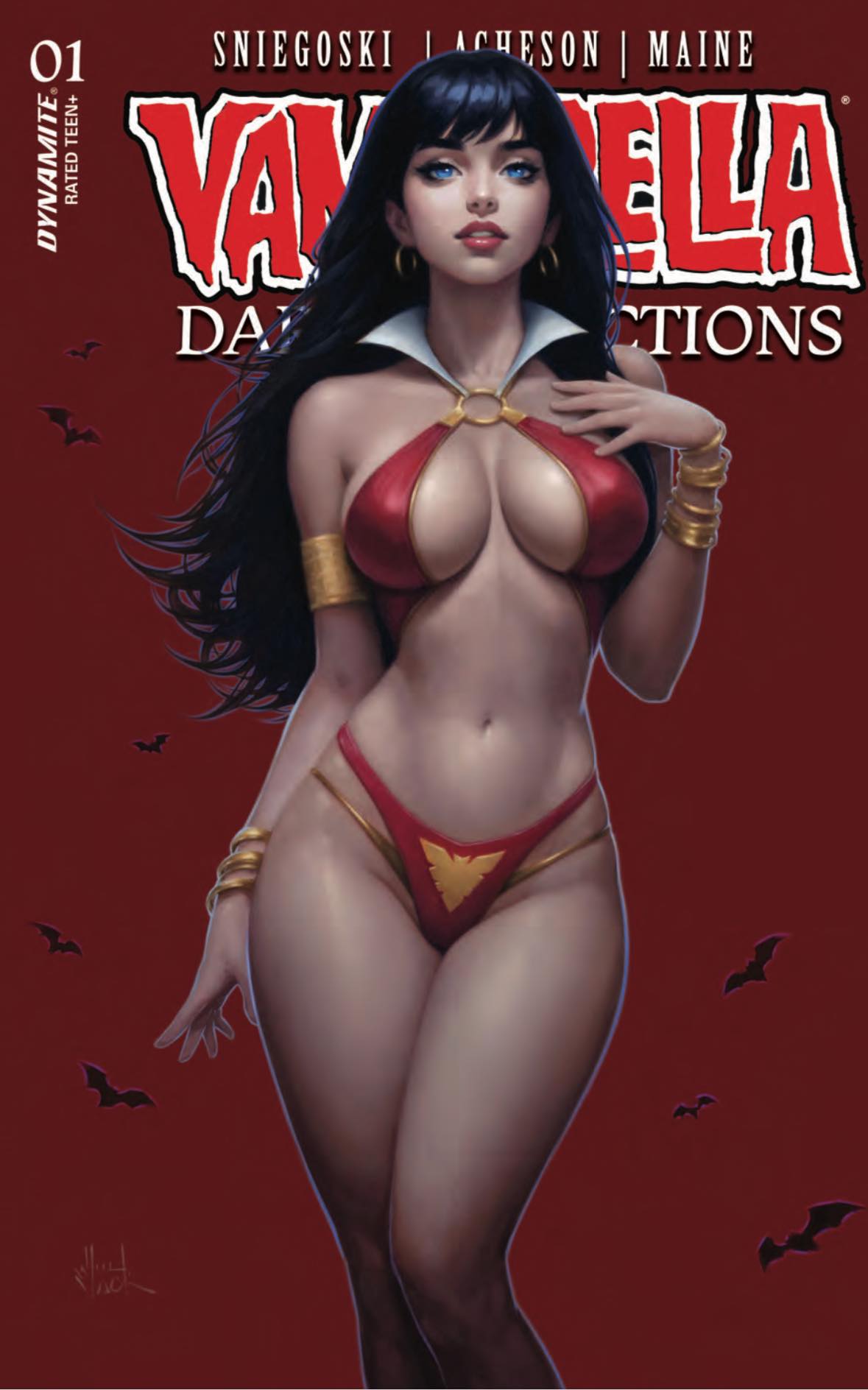 VAMPIRELLA DARK REFLECTIONS #1 WILL JACK RED TRADE DRESS VARIANT LIMITED TO 1000 COPIES - RAW & CGC OPTIONS