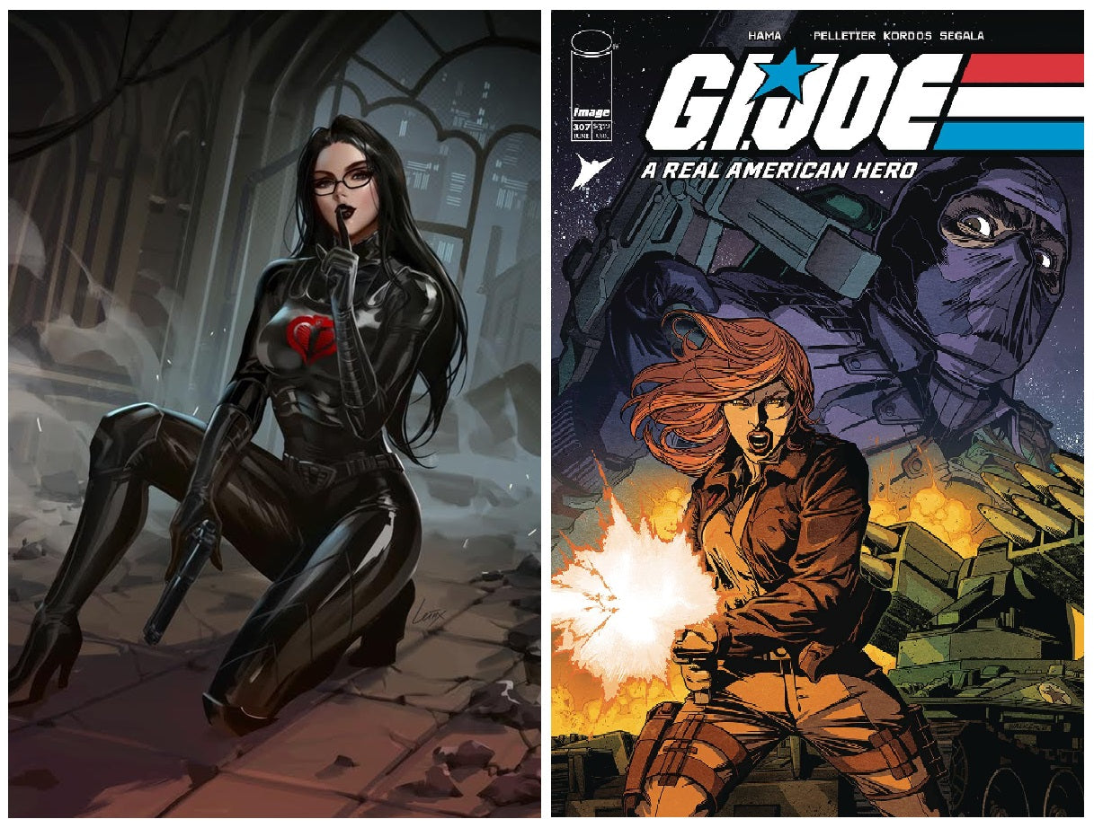 GI JOE A REAL AMERICAN HERO #307 LEIRIX LI VIRGIN VARIANT LIMITED TO 750 COPIES + 1:10 VARIANT