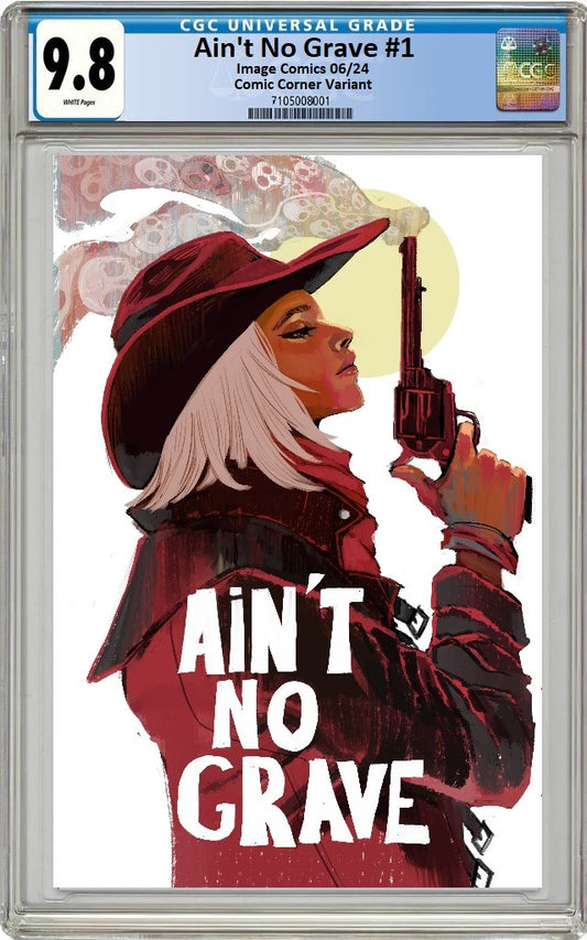 AIN'T NO GRAVE #1 STEPHANIE HANS RARE VARIANT LIMITED TO ONLY 300 COPIES WITH NUMBERED COA CGC 9.8 PREORDER