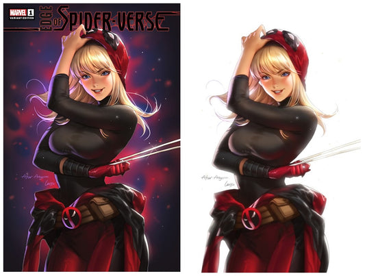 EDGE OF SPIDER-VERSE #1 LEIRIX LI HOMAGE TRADE/VIRGIN VARIANT SET LIMITED TO 600 SETS WITH NUMBERED COA