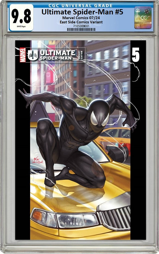 ULTIMATE SPIDER-MAN #5 INHYUK LEE VARIANT LIMITED TO 800 COPIES WITH NUMBERED COA CGC 9.8 PREORDER