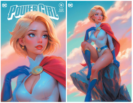 POWER GIRL #5 WILL JACK TRADE/VIRGIN VARIANT SET LIMITED TO 1000 SETS