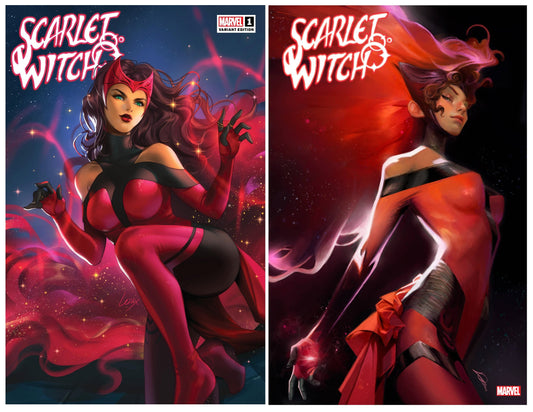 SCARLET WITCH #1  LEIRIX LI VARIANT LIMITED TO 600 COPIES WITH NUMBERED COA + 1:25 VARIANT