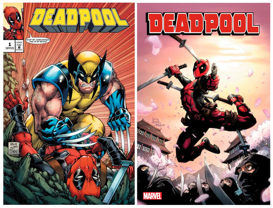 DEADPOOL #1 TODD NAUCK HOMAGE VARIANT LIMITED TO 800 COPIES WITH NUMBERED COA + 1:25 VARIANT