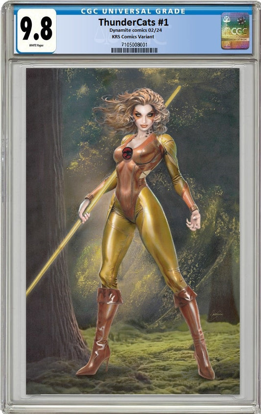THUNDERCATS #1 NATALI SANDERS VIRGIN VARIANT LIMITED TO 400 COPIES CGC 9.8 PREORDER