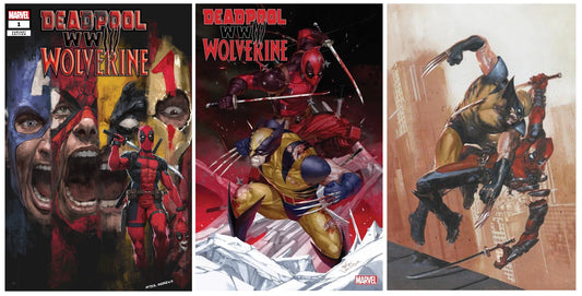 DEADPOOL WOLVERINE WWIII #1 SKAN SRISUWAN HOMAGE VARIANT LIMITED TO 600 COPIES WITH NUMBERED COA + 1:25 & 1:100 VARIANT