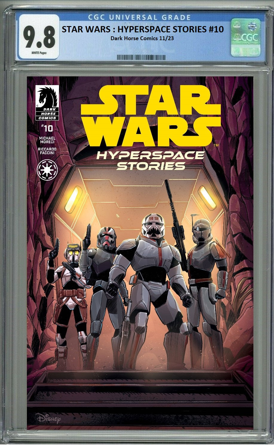 STAR WARS HYPERSPACE STORIES #10 (OF 12) CVR A FOWLER - 1ST APP OF BAD BATCH IN COMICS CGC 9.8 PREORDER