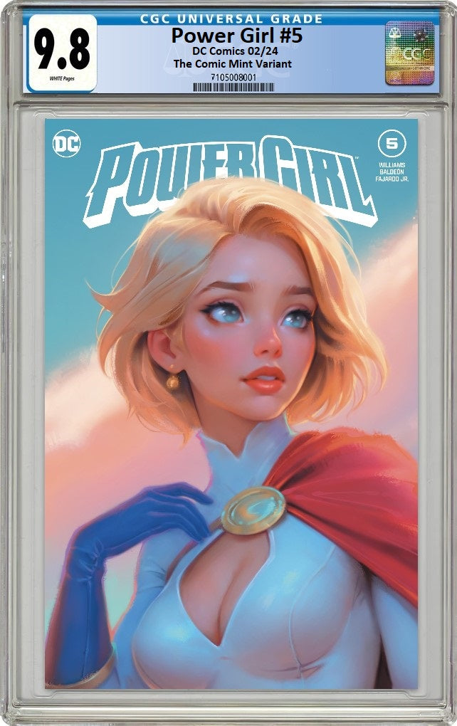 POWER GIRL #5 WILL JACK TRADE DRESS VARIANT LIMITED TO 3000 COPIES CGC 9.8 PREORDER