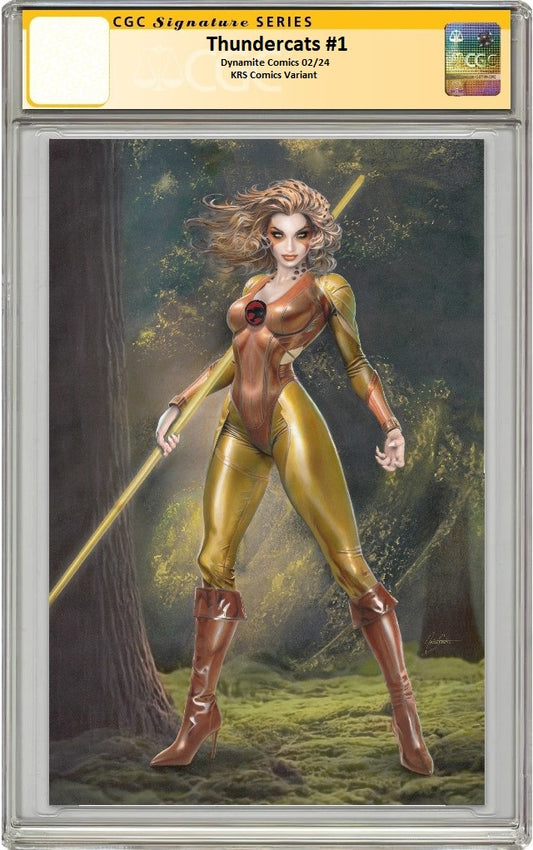 THUNDERCATS #1 NATALI SANDERS VIRGIN VARIANT LIMITED TO 400 COPIES CGC SS PREORDER