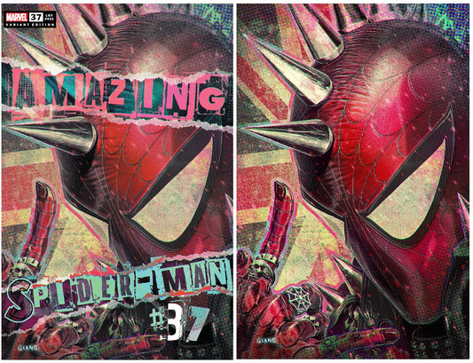 AMAZING SPIDER-MAN #37 JOHN GIANG SPIDER-PUNK ANARCHY TRADE/VIRGIN VARIANT SET LIMITED TO 1000 SETS