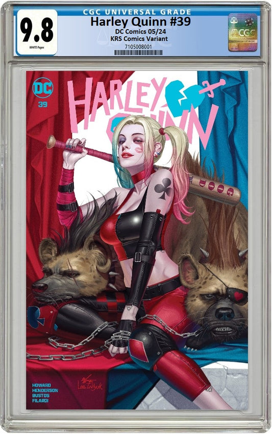 HARLEY QUINN #39 INHYUK LEE FOIL VARIANT LIMITED TO 800 COPIES WITH NUMBERED COA CGC 9.8 PREORDER