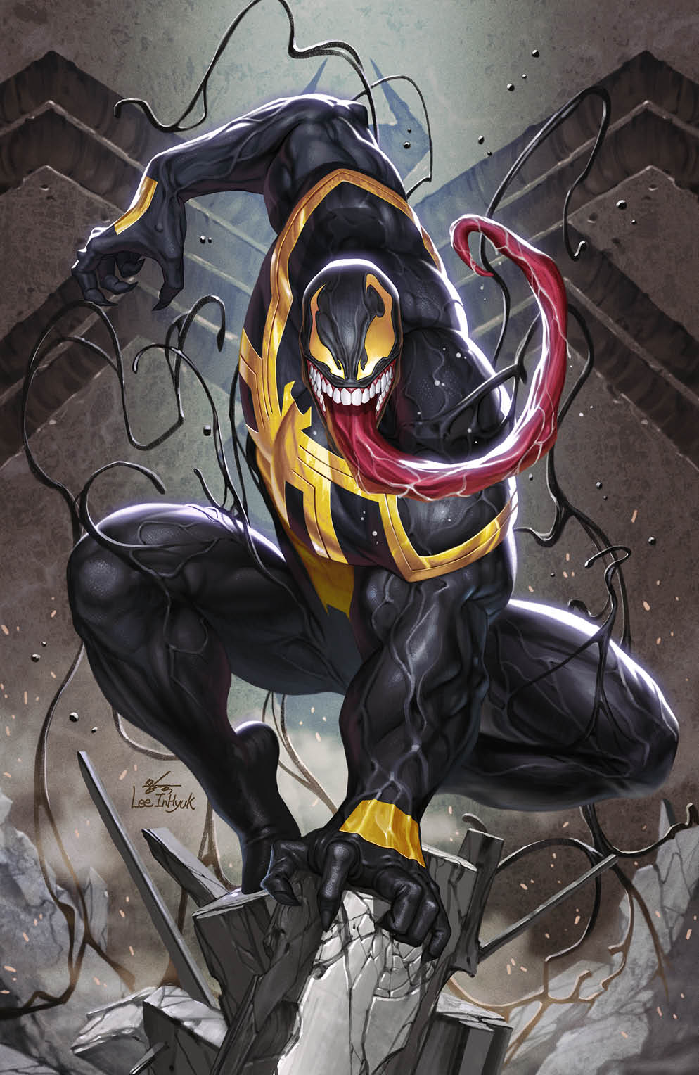 ALL NEW VENOM #1 INHYUK LEE MEGACON 2025 VIRGIN VARIANT LIMITED TO 500 COPIES