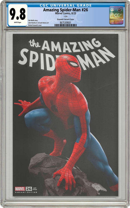 AMAZING SPIDER-MAN 26 RAFAEL GRASSETTI ULTIMATE EDITION LIMITED TO 200 NUMBERED CGC 9.8