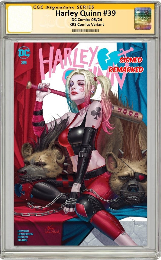 HARLEY QUINN #39 INHYUK LEE FOIL VARIANT LIMITED TO 800 COPIES WITH NUMBERED COA CGC REMARK PREORDER