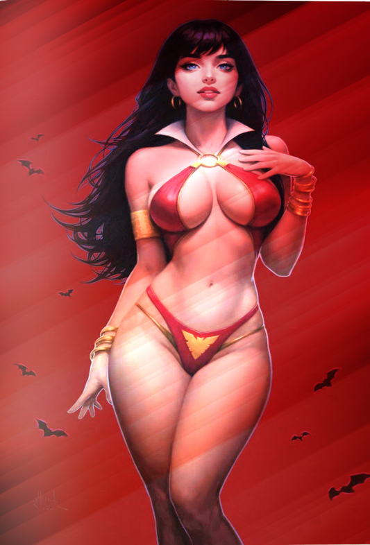 VAMPIRELLA DARK REFLECTIONS #1 WILL JACK RED METAL VIRGIN VARIANT LIMITED TO 100 COPIES - RAW & CGC OPTIONS