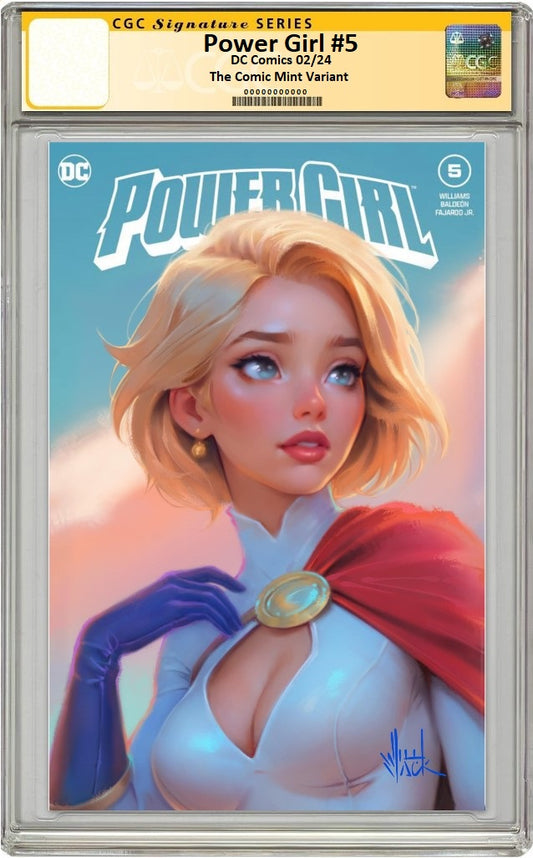 POWER GIRL #5 WILL JACK TRADE DRESS VARIANT LIMITED TO 3000 COPIES CGC SS PREORDER