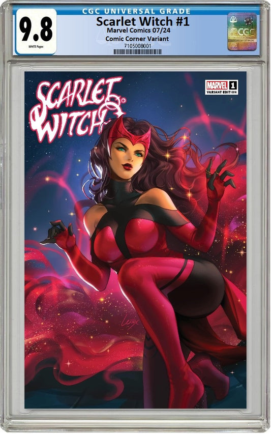 SCARLET WITCH #1  LEIRIX LI VARIANT LIMITED TO 600 COPIES WITH NUMBERED COA CGC 9.8 PREORDER