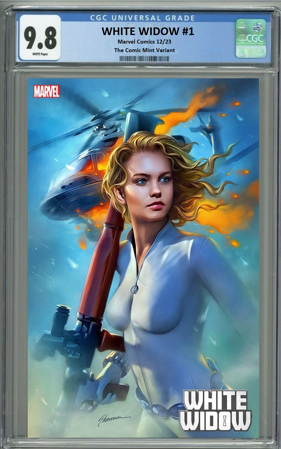 WHITE WIDOW #1 SHANNON MAER VARIANT LIMITED TO 500 COPIES WITH NUMBERED COA CGC 9.8 PREORDER