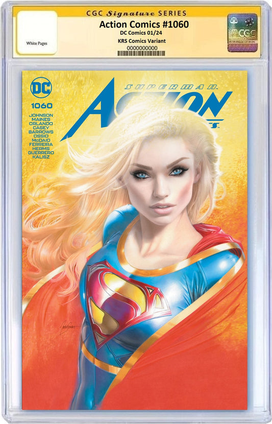 ACTION COMICS #1060 NATALI SANDERS HOMAGE VARIANT LIMITED TO 500 COPIES WITH NUMBERED COA CGC SS PREORDER
