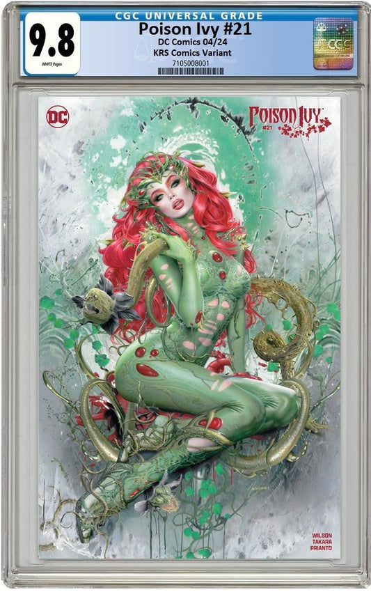 POISON IVY #21 NATALI SANDERS MINIMAL TRADE DRESS VARIANT LIMITED TO 800 COPIES WITH NUMBERED COA CGC 9.8 PREORDER