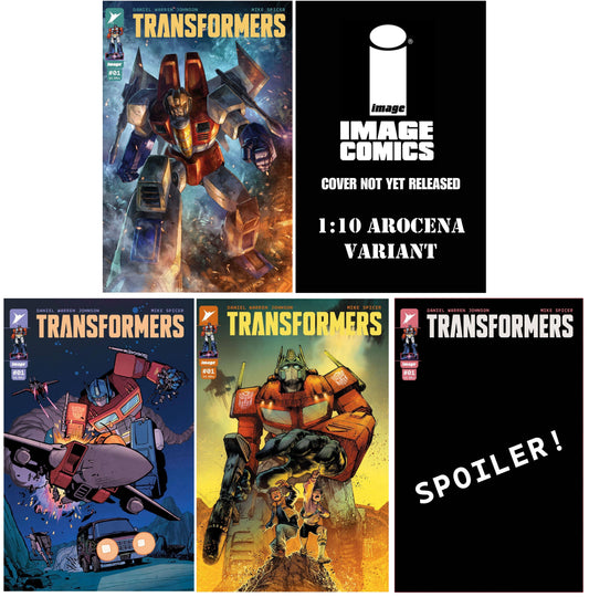 TRANSFORMERS #1 ALAN QUAH STARSCREAM VARIANT LIMITED TO 1000 COPIES + 1:10, 1:25, 1:50 & 1:100 SPOILER VARIANT