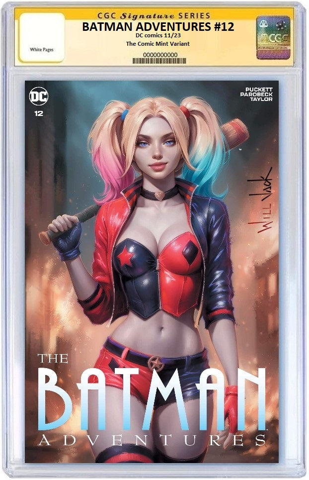 BATMAN ADVENTURES #12 WILL JACK TRADE DRESS VARIANT LIMITED TO 1000 COPIES WITH NUMBERED COA CGC SS PREORDER
