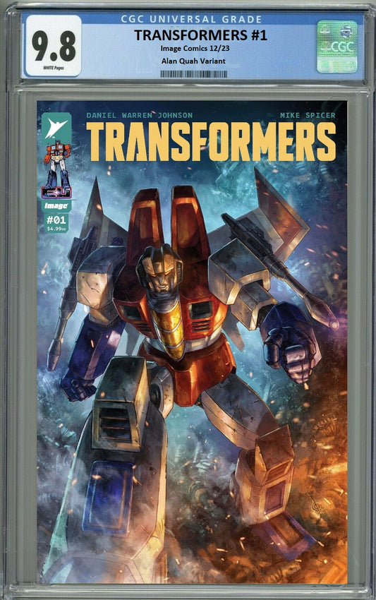 TRANSFORMERS #1 ALAN QUAH STARSCREAM VARIANT LIMITED TO 1000 COPIES CGC 9.8 PREORDER