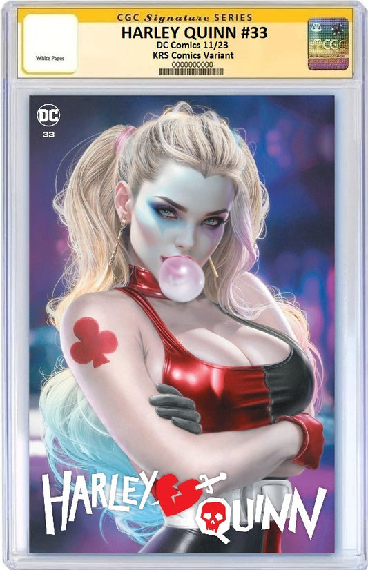 HARLEY QUINN #33 NATALI SANDERS TRADE DRESS VARIANT LIMITED TO 3000 COPIES CGC SS PREORDER